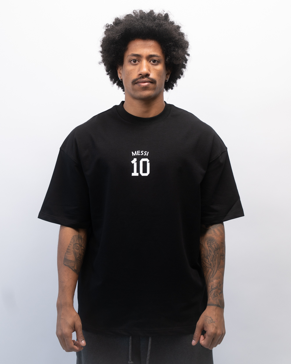 חולצה אוברסייז מסי כדורגל