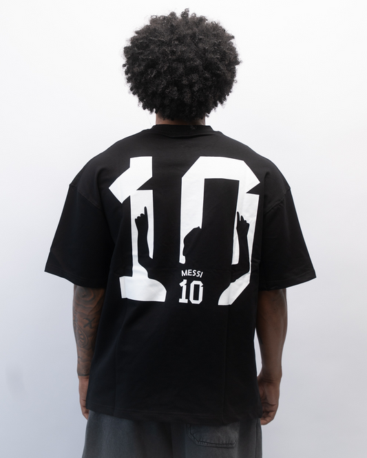 אוברסייז של מסי כדורגל טישרט