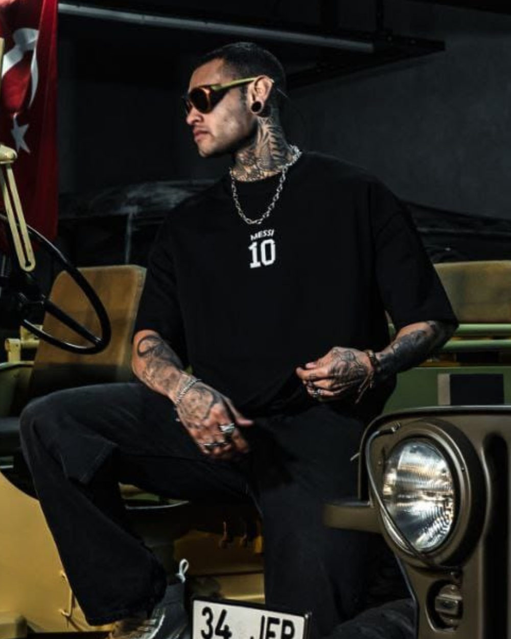 messi oversize t-shirt