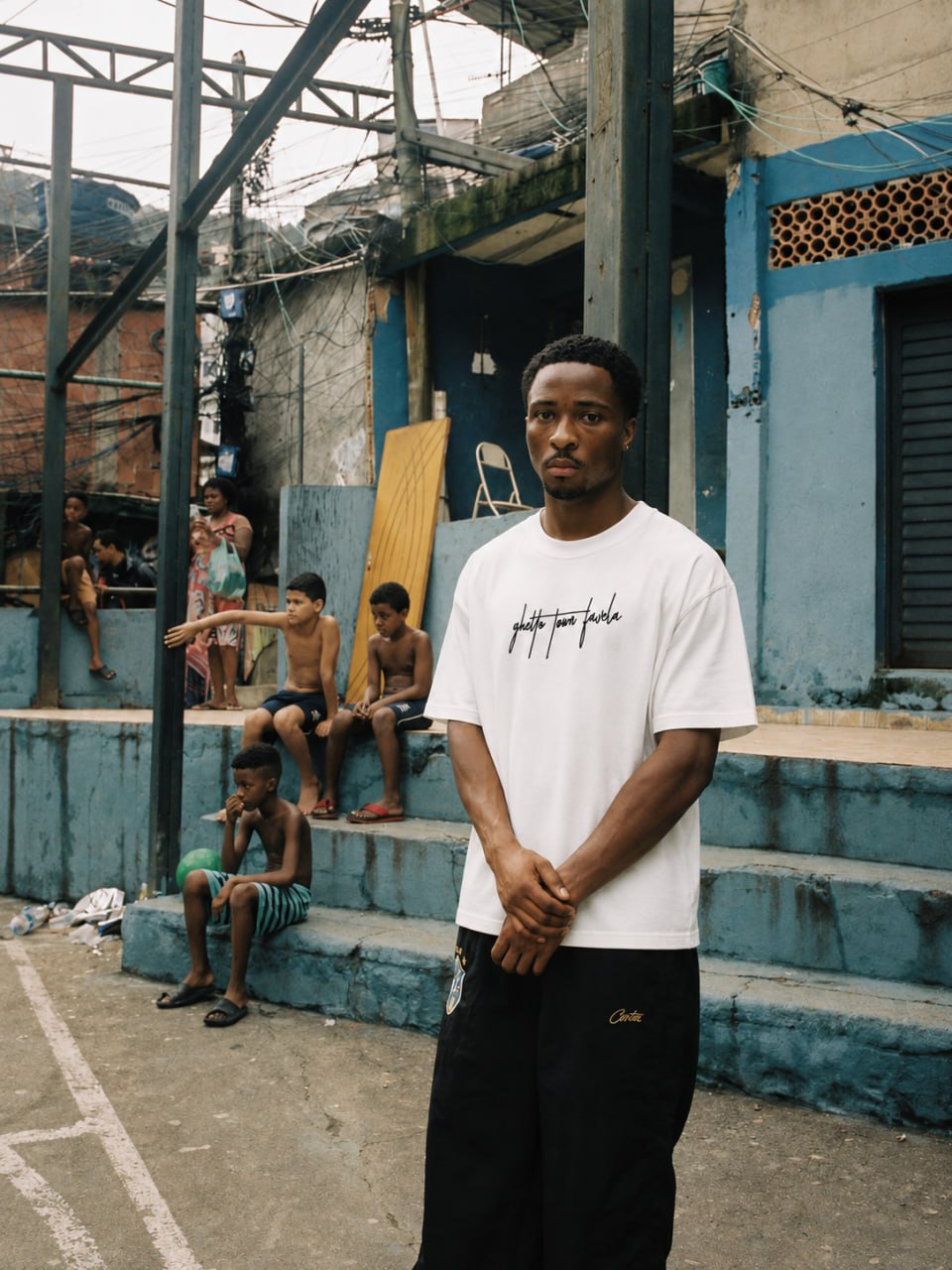 FAVELA // Ghetto Town Oversize Tee