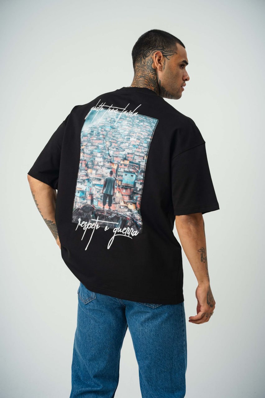 FAVELA // Ghetto Town Oversize Tee