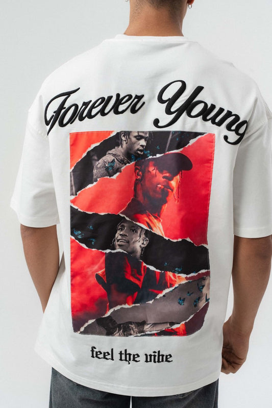 TRAVIS SCOTT // Forever Young Oversize Tee
