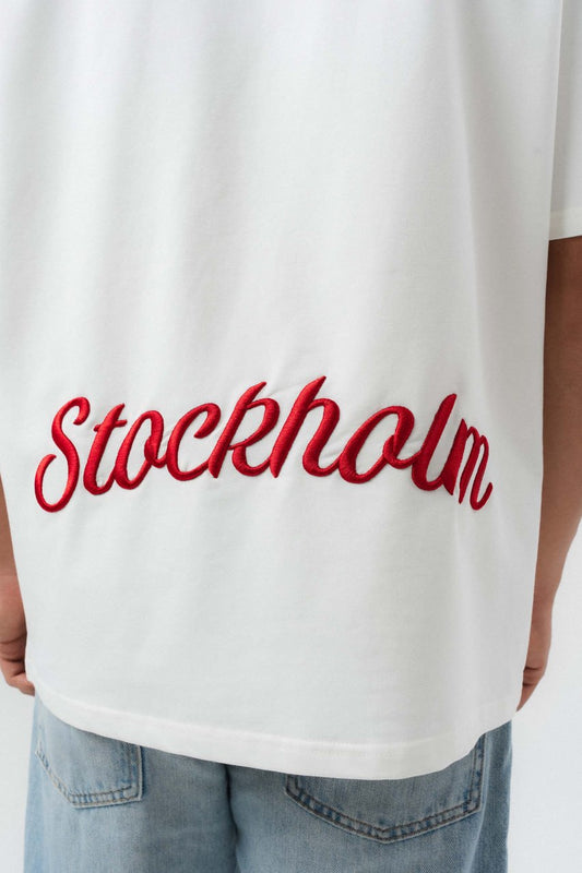 STOCKHOLM // Minimalist Script Oversize Tee